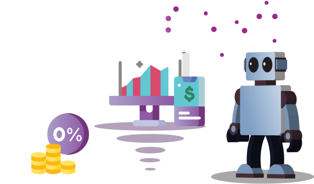 Trade commission-free while automating your strategies using our low-code/no-code MachineTrader